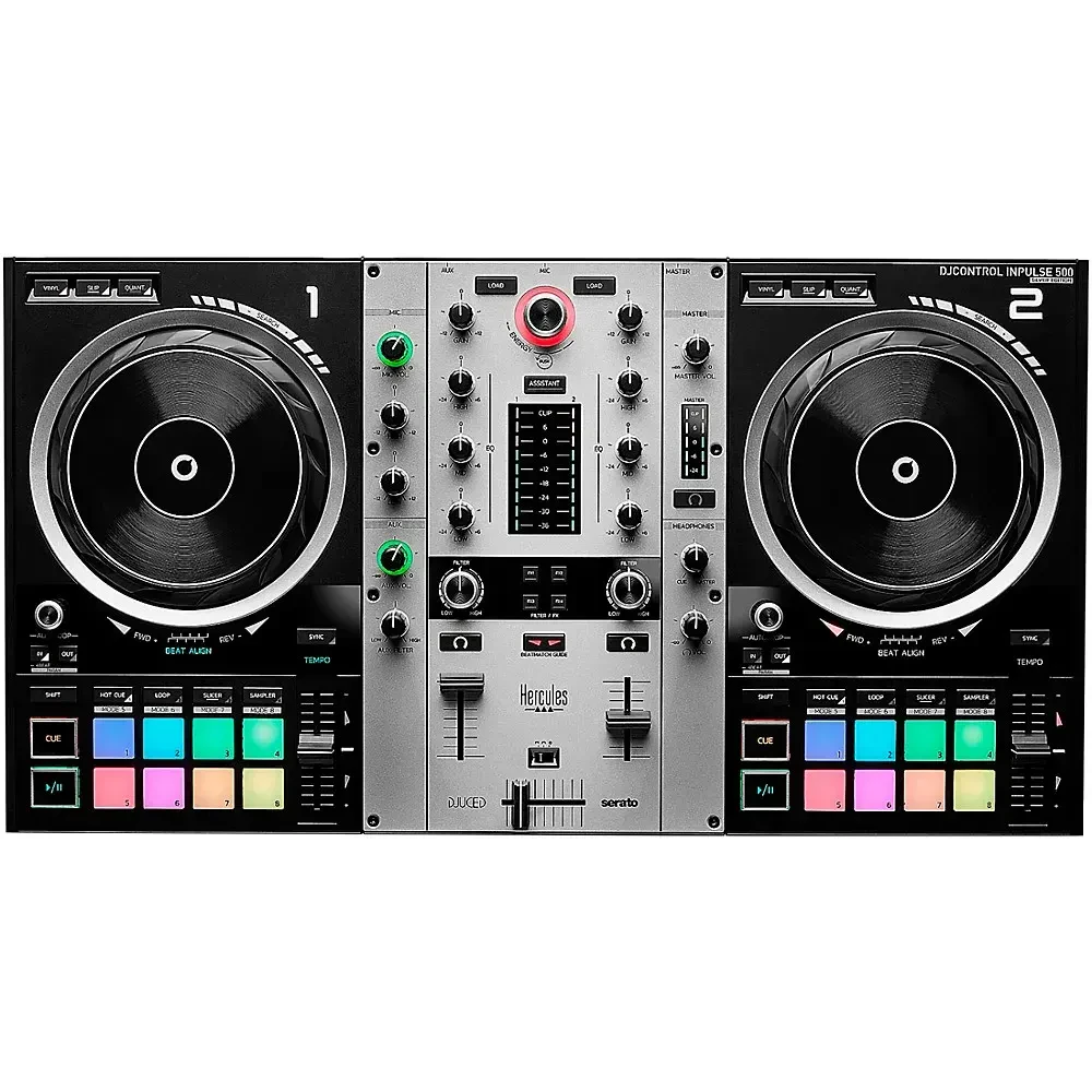 DJ-контроллер Hercules DJ DJ Control Inpulse 500 Limited-Edition, серебристый