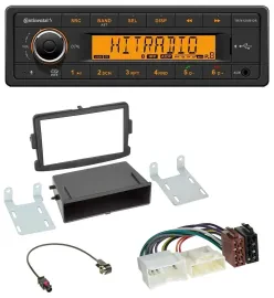Continental MP3 Bluetooth AUX USB Autoradio für Dacia Dokker, Duster, Lodgy