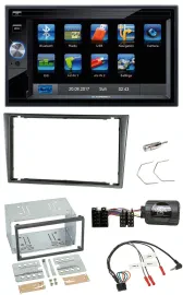 Blaupunkt SD Bluetooth 2DIN MP3 USB Lenkrad Autoradio für Opel Corsa C 2000-2004
