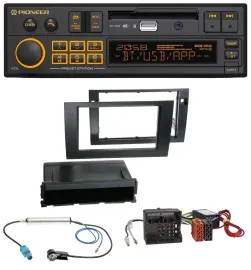 Pioneer DAB MP3 USB Bluetooth Autoradio für Audi A4 B7 04-08 Symphony Aktivsyste