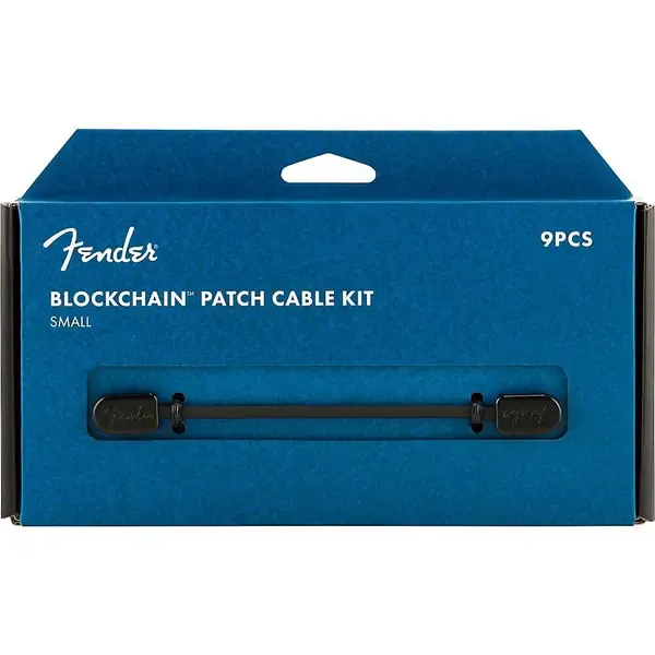 Патч-кабель инструментальный Fender Blockchain Patch Cable Kit Small Black (9 штук)