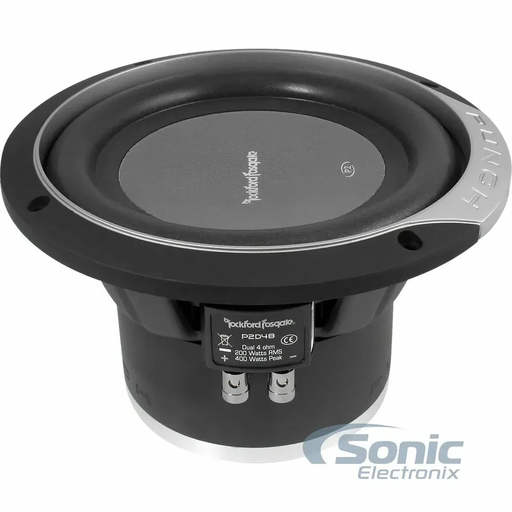Сабвуфер для авто Rockford Fosgate P2D4-8 Punch 8" 500W Dual 4 Ohm