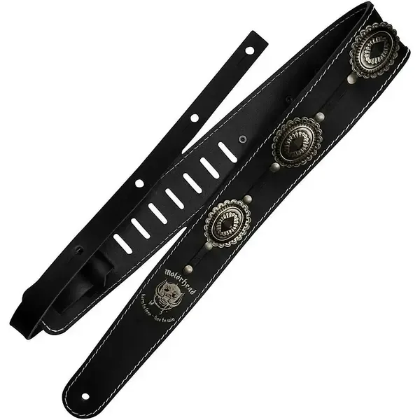 Ремень для гитары RICHTER Motorhead Artist Series 1565 Guitar Strap Black/Old Silver