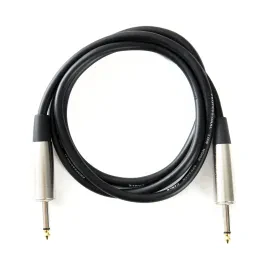 Audio Lautsprecherkabel 1,5m Mono Klinkenkabel 2x2,5mm² Passive Boxen Schwarz