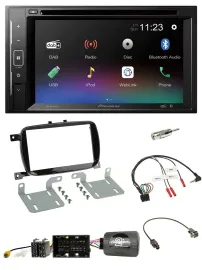 Pioneer Bluetooth Lenkrad USB 2DIN DAB DVD Autoradio für 500 X ab 2016 Facelift