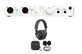 Arturia Minifuse 4 White 4x4 USB MIDI Audio Recording Interface+Headphones