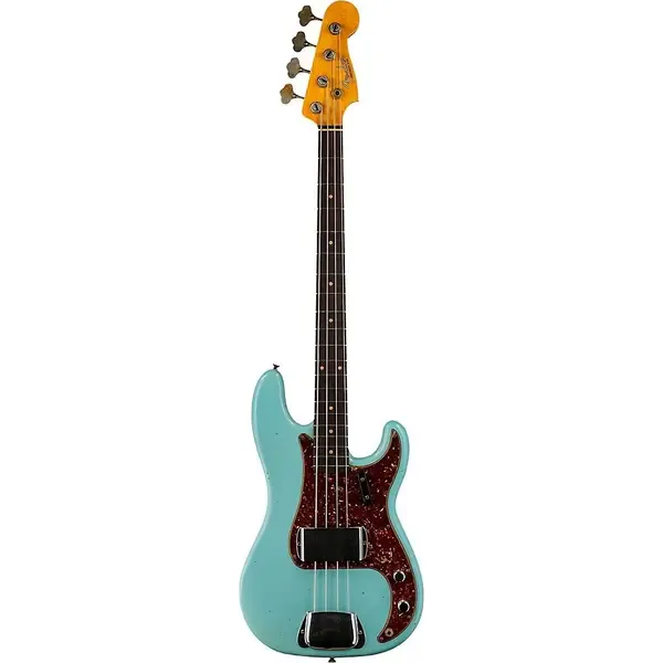 Бас-гитара Fender Custom Shop '63 Precision Bass Journeyman Relic Aged Daphne Blue