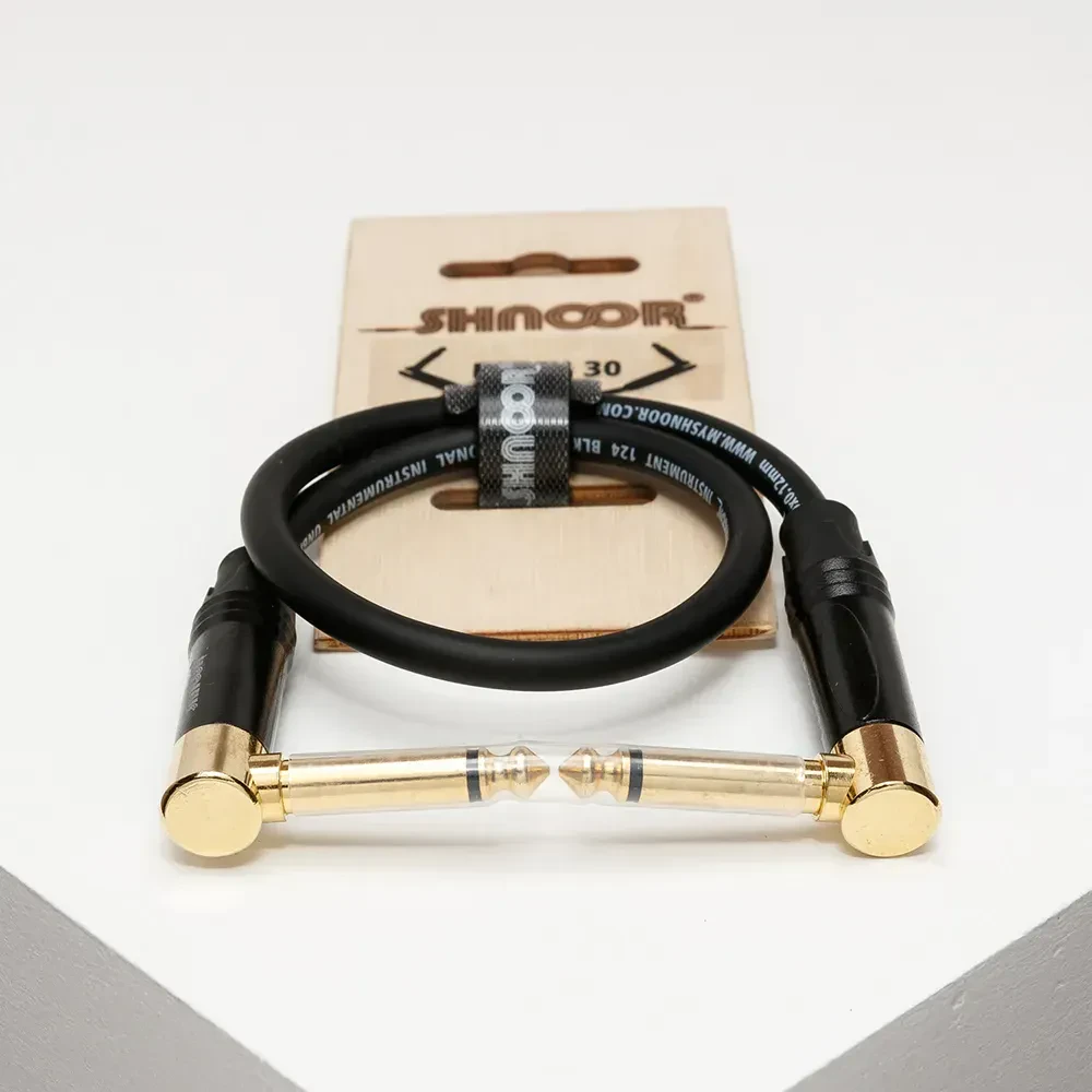 Патч-кабель инструментальный SHNOOR Patch120 Black 0.12 м