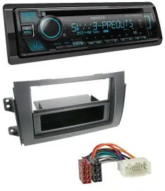 Kenwood Bluetooth USB CD MP3 DAB Autoradio für Fiat Sedici, Suzuki SX 4