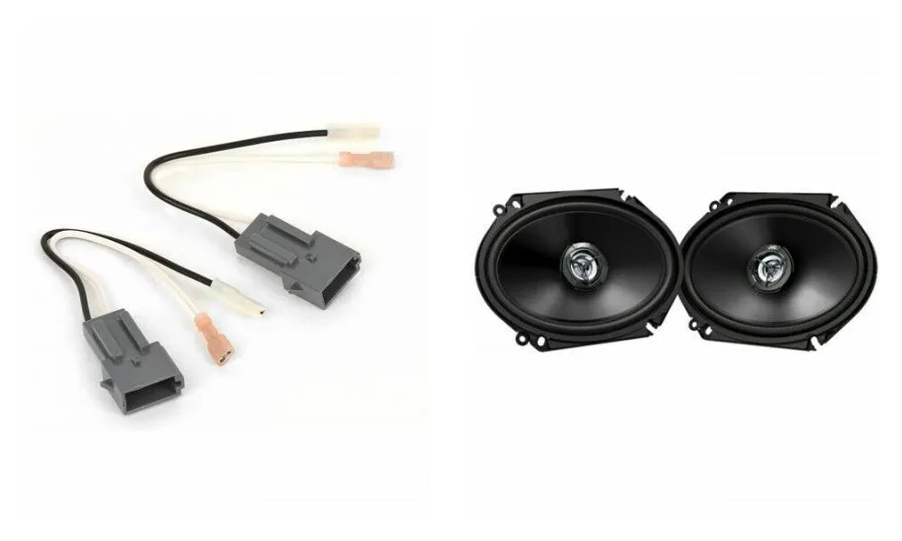 1999-2003 Ford F-150 JVC CS-DR6820 6x8" Front+Rear Factory Speaker Replacement