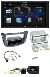 Alpine Bluetooth 2DIN Lenkrad DAB USB Autoradio für Toyota RAV 4 2006-2011