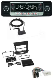 Dietz DAB Bluetooth USB MP3 Autoradio für Citroen C-Crosser Mitsubishi Outlander