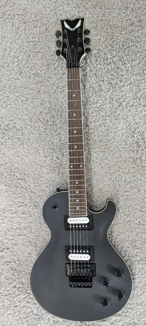 Dean Thoroughbred X Floyd, Black Satin Solid Body Cutaway Elec. Guitar TBX F BKS