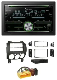 Pioneer Bluetooth MP3 DAB 2DIN USB CD Autoradio für Mazda 2 (ab 2007)