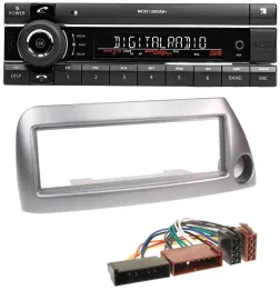 Kienzle Bluetooth MP3 USB DAB Autoradio für Ford Ka bis 2008 silber-metallic