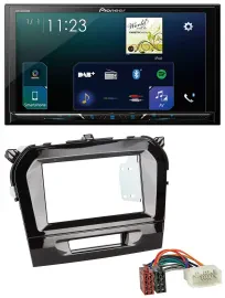 Pioneer MP3 Bluetooth USB 2DIN DAB Autoradio für Suzuki Vitara (ab 2015)