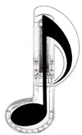 Зажим для нот PJ-003BK НОТА