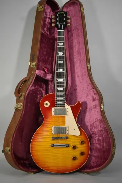 Электрогитара Gibson Les Paul Custom Shop Historic`59 Reissue R9 Cherry Burst w/case USA 2001