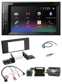 Pioneer Bluetooth Lenkrad USB 2DIN DAB DVD Autoradio für Land Rover Range Rover
