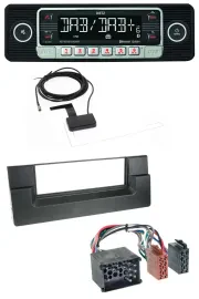 Dietz DAB Bluetooth USB MP3 Autoradio für BMW 5er (E39) X5 (E53) Rundpin