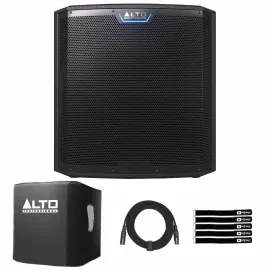 Alto Professional TS15S 2500 Watt Active Powered DJ PA Subwoofer w Cover
