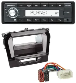 Continental USB MP3 AUX 1DIN Autoradio für Suzuki Vitara (ab 2015)