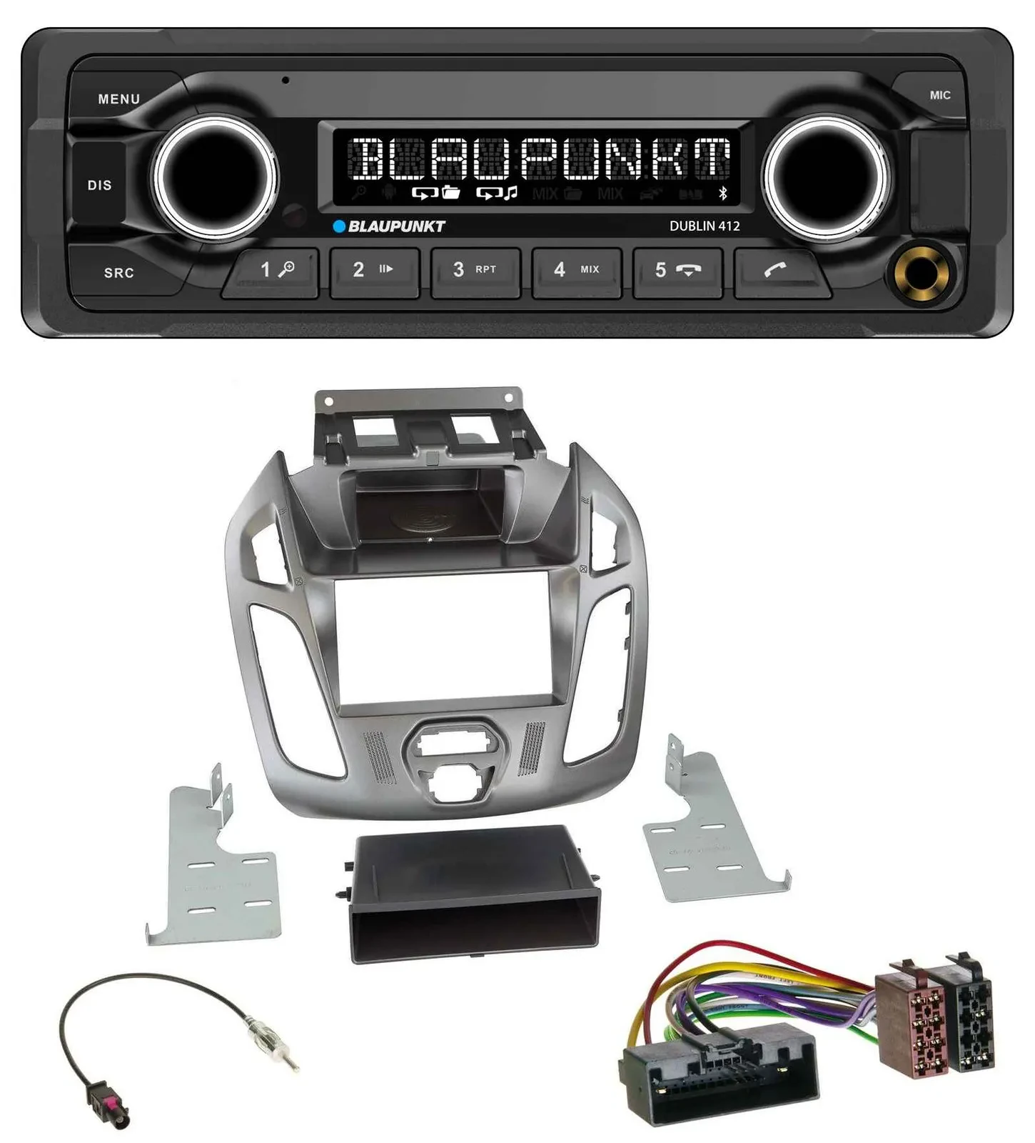 Blaupunkt MP3 Bluetooth USB AUX Autoradio für Ford Connect Transit 2012-2018 ohn