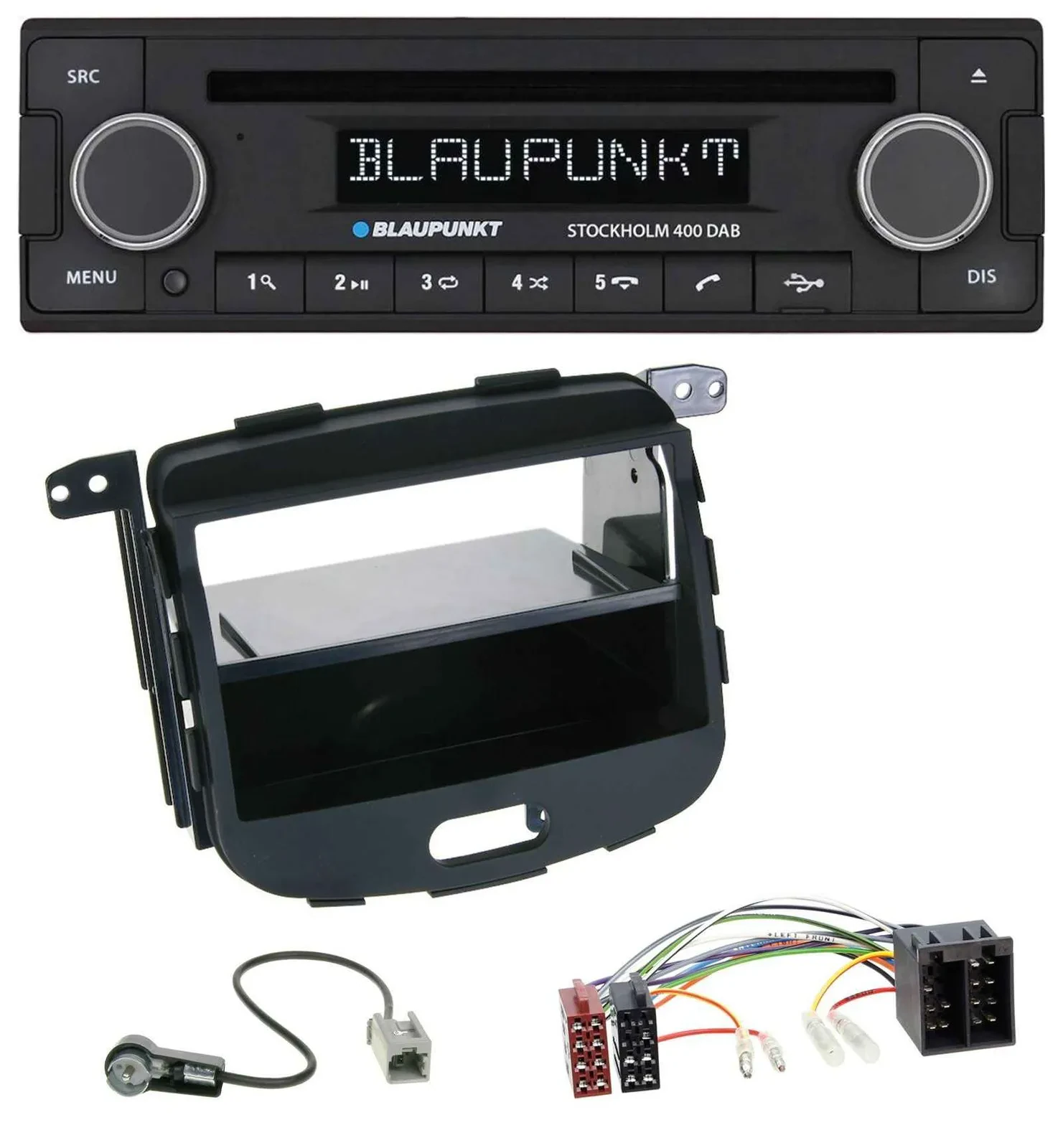 Blaupunkt MP3 Bluetooth DAB CD USB Autoradio für Hyundai i10 2008-2013 Rubber To