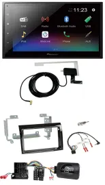 Pioneer DAB Lenkrad Bluetooth 2DIN USB Autoradio für Fiat Peugeot Citroen klavie