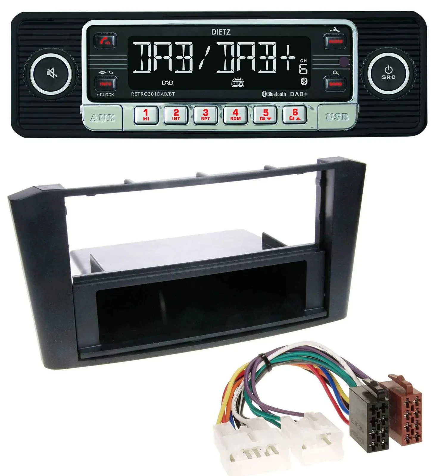 Автомагнитола для Toyota Avensis T25 (2003–2009) Dietz USB DAB MP3 Bluetooth