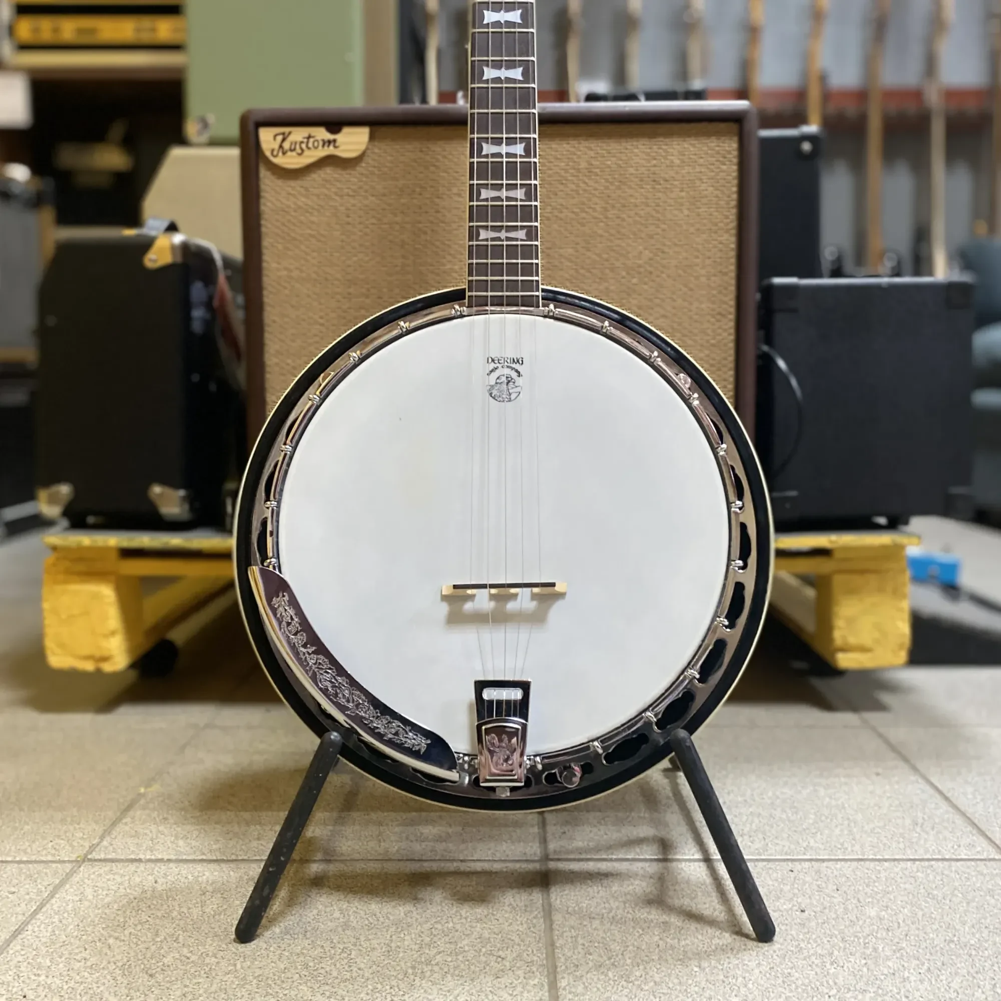 Банджо Kasuga Deluxe Gigbag Japan Naturale 1980s