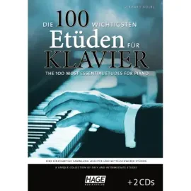 Hage - Die 100 wichtigsten Etüden für Klavier (+2 CDs) | Neu