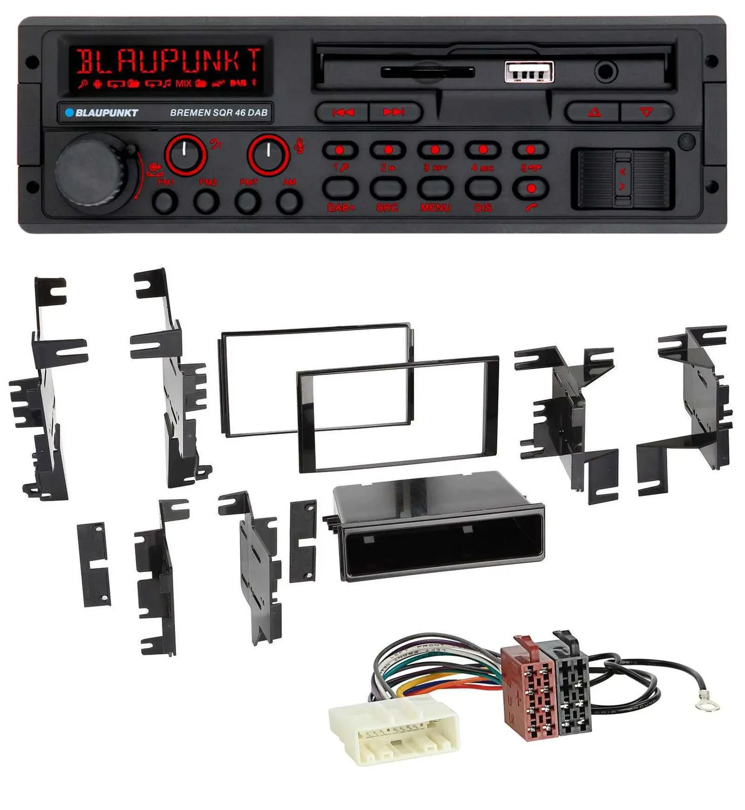 Blaupunkt SD MP3 USB Bluetooth DAB Autoradio für Nissan Quest Rogue ab 11 Titan
