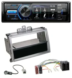 JVC Bluetooth MP3 USB DAB Autoradio für Hyundai i20 (08-11) Ablagefach