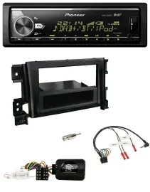Автомагнитола для Suzuki Grand Vitara 2005–2011 Pioneer Bluetooth, USB, DAB, совместима с кнопками на руле