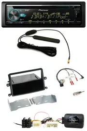 Автомагнитола Pioneer CD/MP3, DAB, USB, поддержка управления на руле, для Mitsubishi L200 (2006–2015)