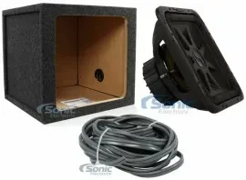 KICKER 45L7R154 900W L7R 15" Car Subwoofer with Single Sealed Square Enclosure