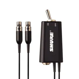 Микрофонный кабель Shure WA662 с переключателем Mute для 2 поясных передатчиков