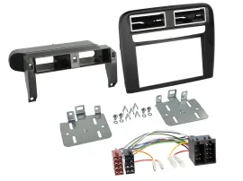 Radioeinbauset Doppel DIN Autoradio für Fiat Grande Punto 2005-2009 schwarz