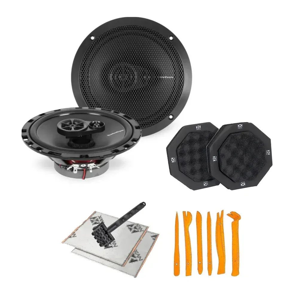 Rockford Fosgate R165X3 Prime Series 6.5" Speakers + Accessories