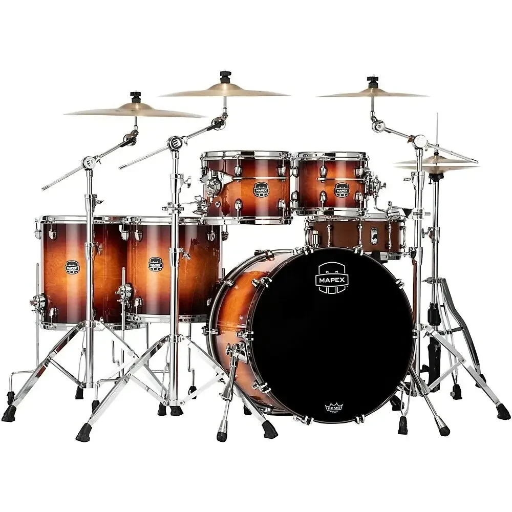 Ударная установка акустическая Mapex Saturn Evolution Workhorse Maple 5-Piece Shell Pack 22" Bass Exotic Burst