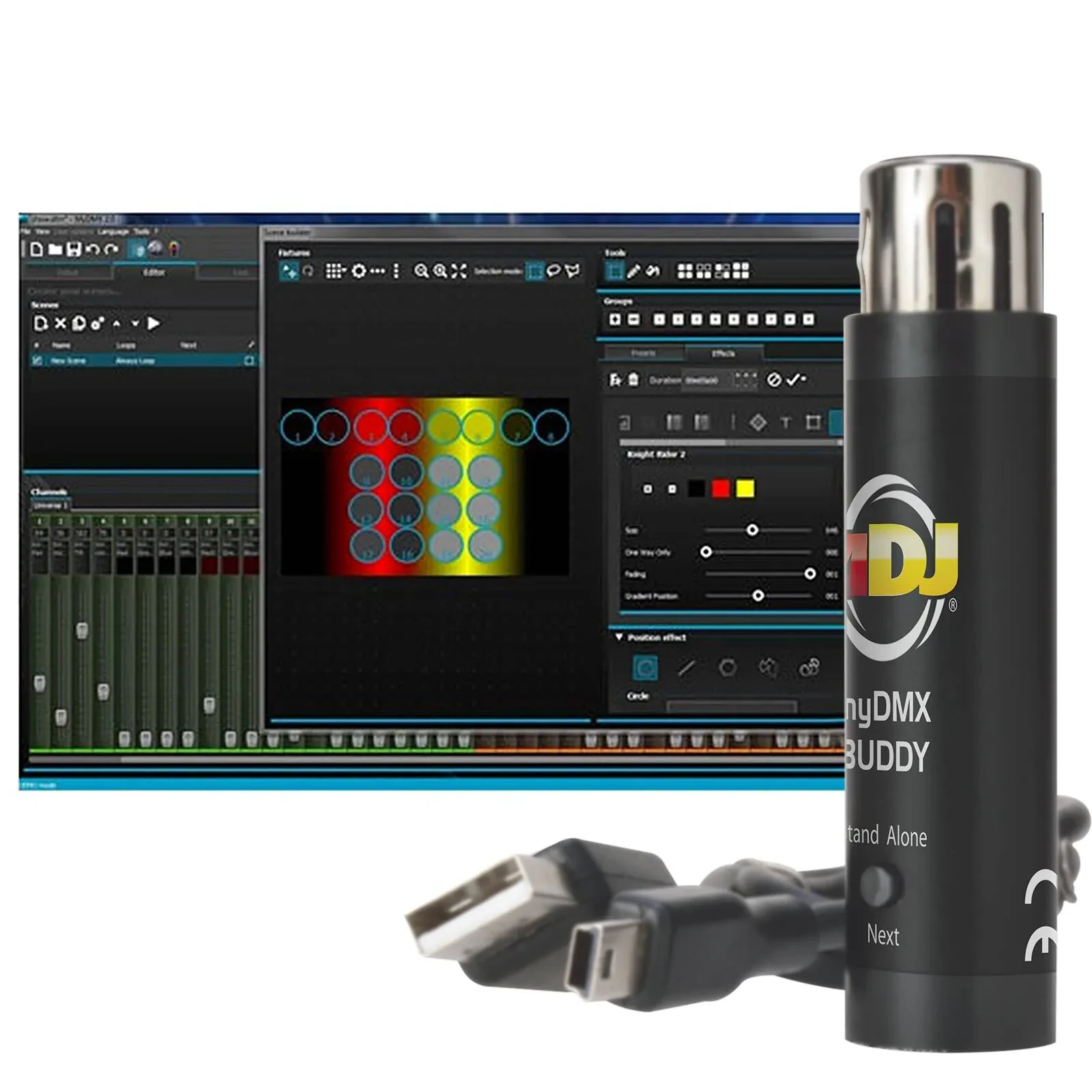DMX-интерфейс для myDMX American DJ myDMX Buddy (USB dongle + ПО)