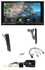 Автомагнитола для Toyota RAV4 (2001–2005) Kenwood 2DIN, Bluetooth, USB, DAB, навигация, TMC, поддержка управления с руля