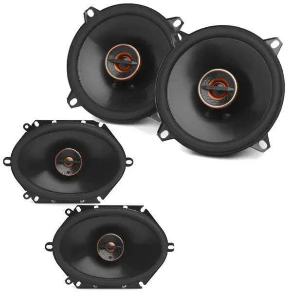 Infinity REF607F 6.5" Ref Series 2-way 4-ohm + 6x8" 2-way 3-ohm Coaxial Speakers