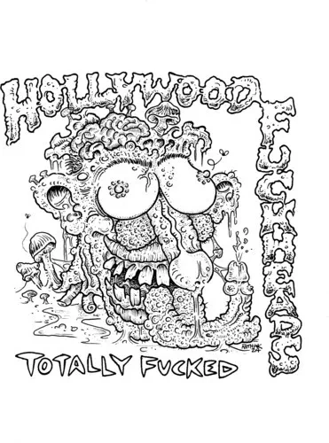 Виниловая пластинка Hollywood Fuckheads - Totally Fucked [New 7" Vinyl]