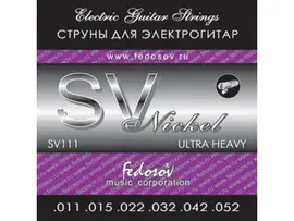 Струны для электрогитары Fedosov SV111 Ultra Heavy 11-52