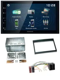 Kenwood 2DIN Bluetooth MP3 USB DAB Autoradio für Porsche Boxster 1996-2004
