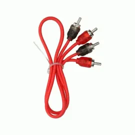 Metra V6R1-5 v6 Series 1.5 FT Ultra-flexible PVC 2-Channel RCA Audio Cable Red