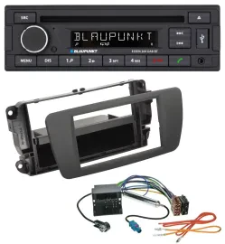 Blaupunkt USB MP3 Bluetooth DAB CD Autoradio für Seat Ibiza (ab 12) - tuam grey