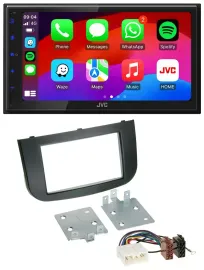 JVC Bluetooth 2DIN MP3 DAB USB Autoradio für Mitsubishi Colt 2008-2012